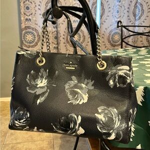 Kate Spade Briar Lane Night Rose Meena Satchel